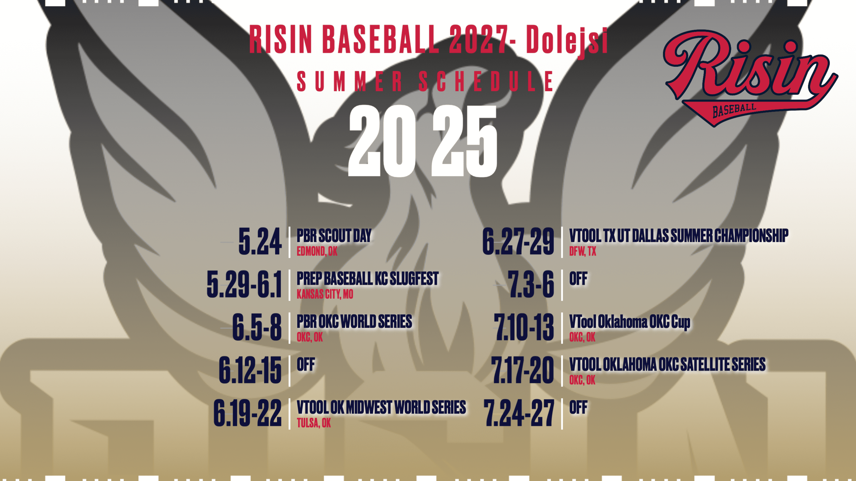 2025 Summer Schedule Dolejsi 2027 Class 6568752