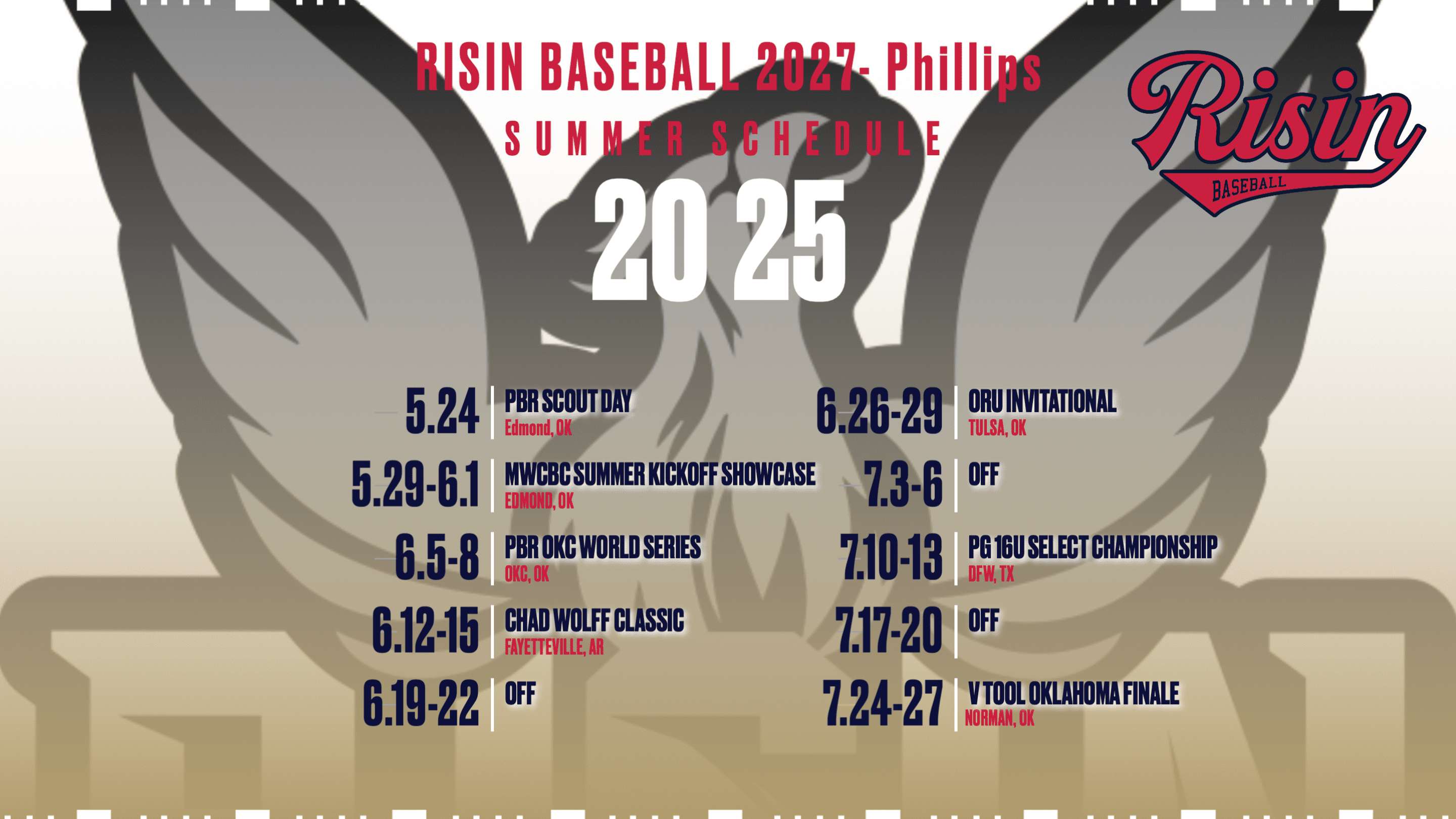 2025 Summer Schedule Phillips 2027 Class 7079454